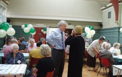 75th Anniversary tea party for Pensioners of Robert Sayle.