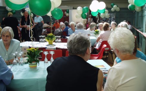 Robert Sayle pensioners 75th Anniversary Celebrated with afternoon tea.