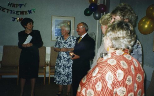 Jim Starr at his Retirement Party - Robert Sayle