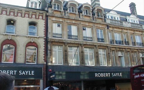 Robert Sayle Frontage in St Andrew's Street Cambridge