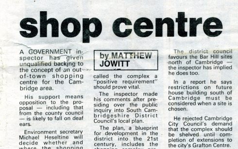 Government Minister gives backing for Robert Sayle to become an out  of town store