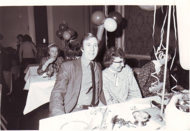 Robert Sayle Christmas Party with David Cox and Olive Langley