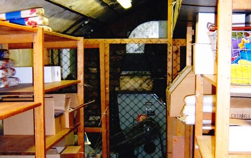 Another view of the kitchen ware stockroom at Robert Sayle