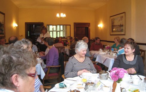 Rambling Club dinner at Leckford Abbas with Robbie,  Pauline, Sylvia and other members celebrating the 21st anniversary of the Rambling Club.