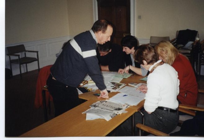 Department Managers from Robert Sayle meet for their conference at Madingley Hall.