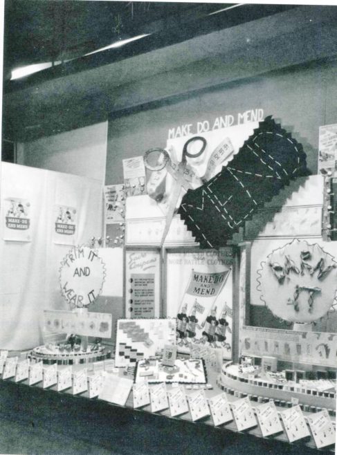 Robert Sayle Make do and Mend window display in 1944