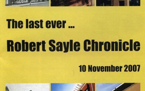 The Last Ever Robert Sayle Chronicle 10th November 2007