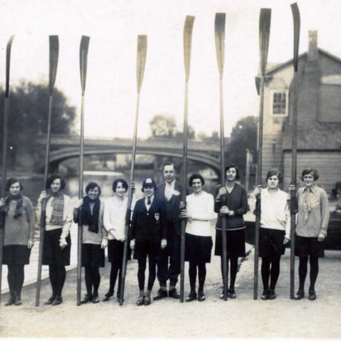 The Victoria House Ladies Rowing Club Members 1929