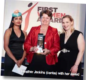 Heather wins First Women Award