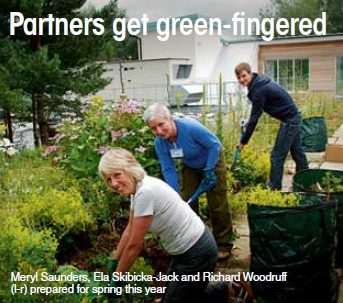 Partners get green-fingered