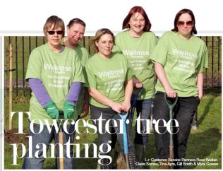 Towcester tree planting