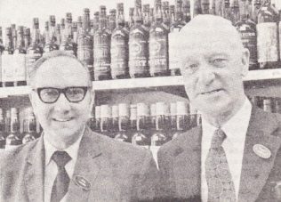 Mr Fred Elliott - Wine Manager (left) and Mr John Humphreys, Branch Manager