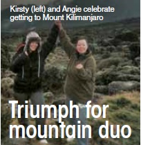 Triumph for mountain duo Triumph for mountain duo
