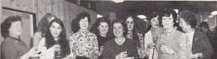 From left: Mrs Jean Greaves-Assistant Registrar, Miss Linda Jansen, Mrs Jean Morris, Miss Maureen Orchard, Mrs Ruth Brooks, Mrs Mary Stewart, Mrs Shelia Robinson, Mrs Linda Challis, Mrs Sylvia Crocker and Mrs Dorothy Phillips, all of Registry