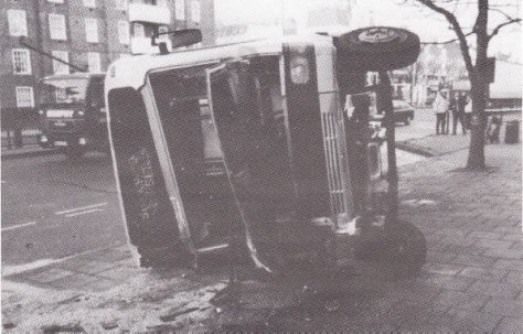 Bus crash near branch