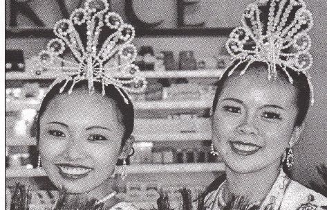 Waitrose Sidmouth: Folk dancers perform in store