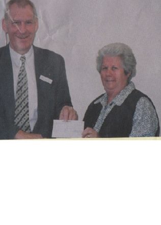 Cheque helps out