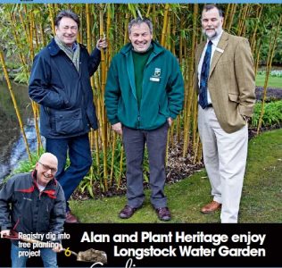 Longstock Water Garden: visit by Alan Titchmarsh