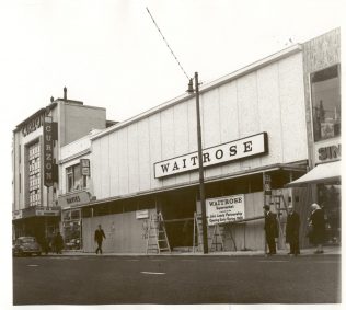 Waitrose Brighton under construction 1966 Waitrose Brighton under construction 1966 | John Lewis Partnership Archive collection