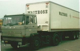 Daf 2200 first registered in 1977 with the cab in the department store green livery | Adrian Cypher