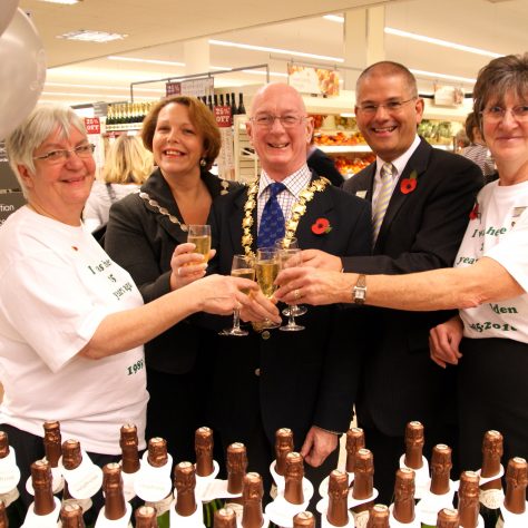 Pat Storey, the Mayor's wife, The Mayor, Malcolm Domb and Anne Harris