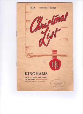 Kinghams catalogue 1938, pre-Partnership | John Lewis Partnership archives