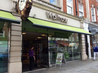 Customer entrance looking up the High Street | Store Planning Photo Library