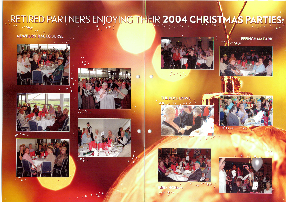 Retired Partners Christmas Lunch 2004