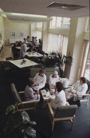 A moment to relax in the Partners' dining room A moment to relax in the Partners' dining room | The Gazette