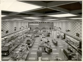 View from the manager's office, Slough 1960s | John Lewis Partnership Archive collection