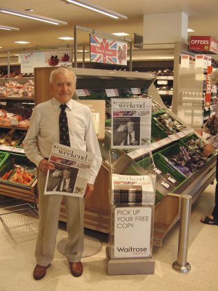 Bomber Command veteran Terry Clark | Coonections & Waitrose Chronicle