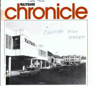 '130' in June 1987 was the  'in the limelight' branch | Waitrose Chronicle  6 June 1987