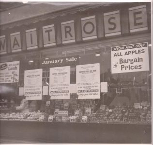 Waitrose Ealing window display 1964 | John Lewis Partnership archive collection