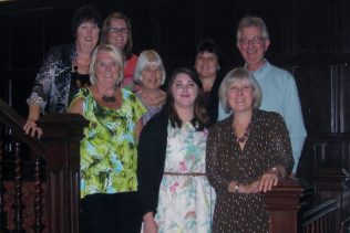 The Team with Helen Hyde (Personnel Director), top left Pam & Jo, second row Carol, Linda, Helen & Tony, front row Sian & Judy. | Carol Hill