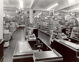 Smiling Santa At Waitrose Watford | JLP Archive