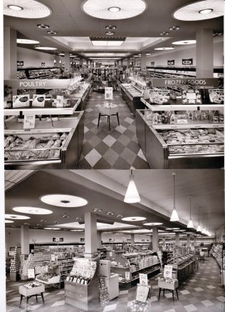 Staines supermarket interior 1957 | John Lewis Partnership archives