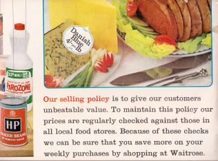 Temple Fortune advertisement 1965 Temple Fortune advertisement 1965 | John Lewis Partnership archive collection