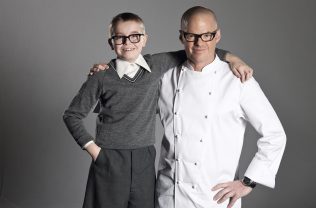 Heston Blumenthal  & young Heston | Connections/Waitrose Chronicle